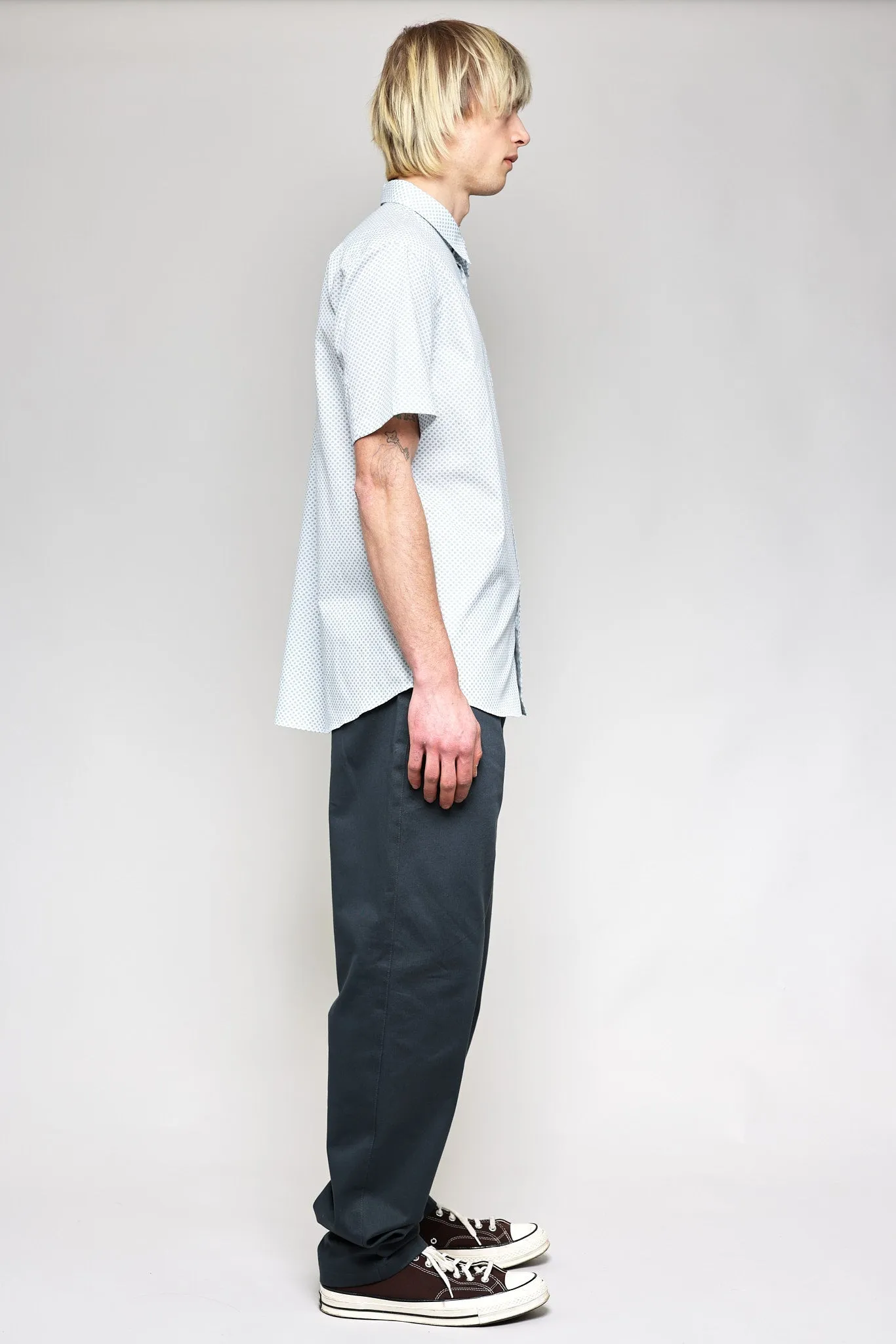 NS1146-92 Japanese Floral Grid Print in Blue sold by National Standards product image thumbnail 4