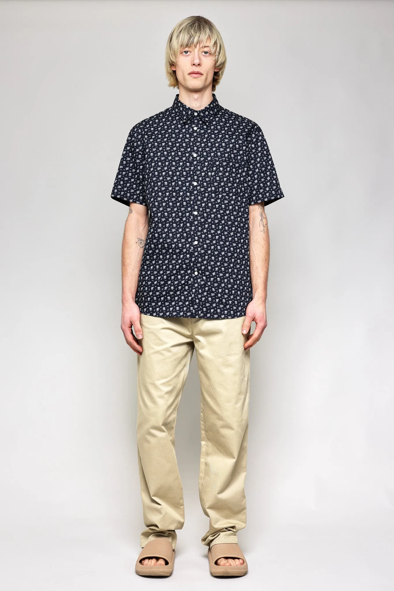 NS1146-90 Japanese Rose Print in Navy sold by National Standards product image thumbnail 5