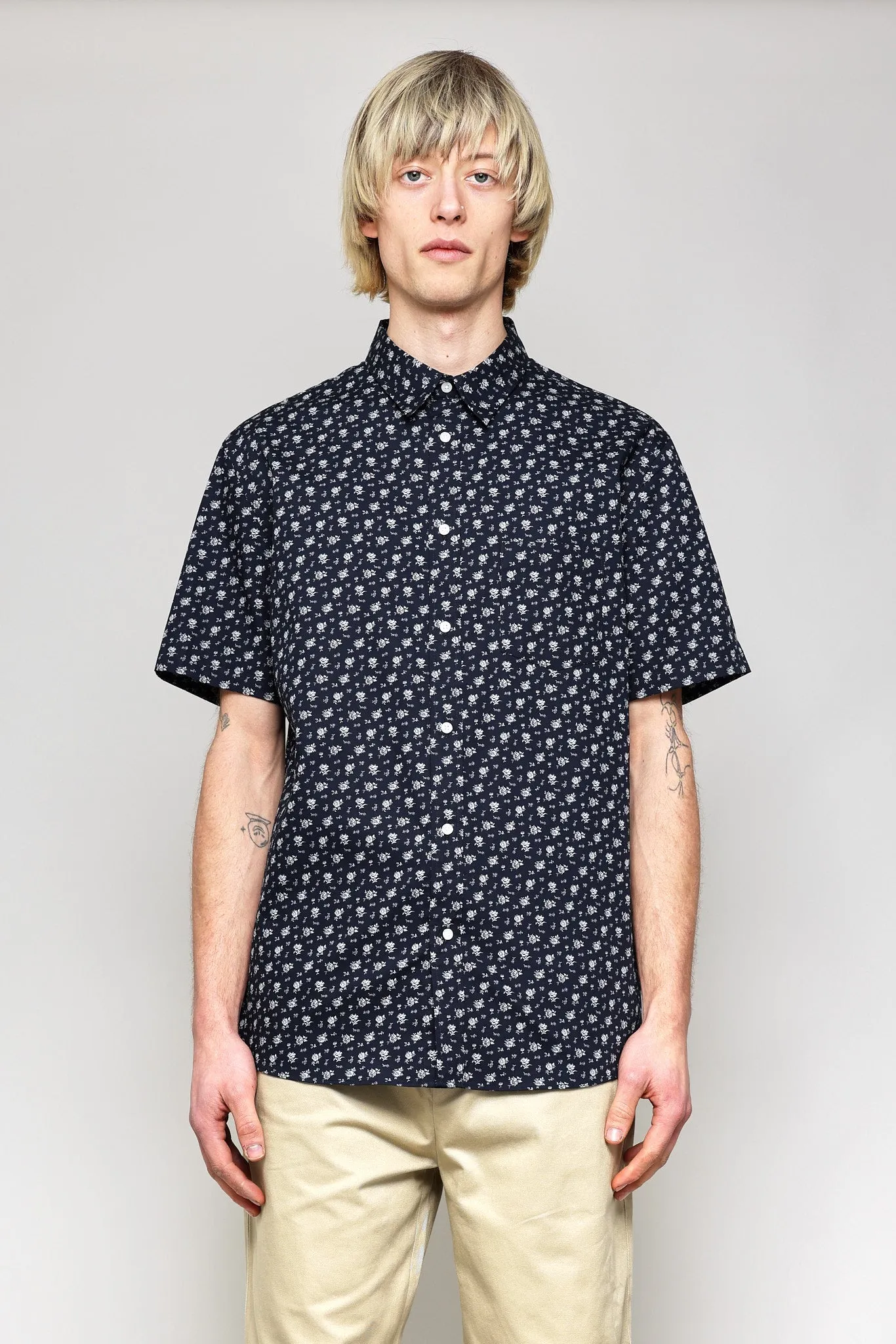 NS1146-90 Japanese Rose Print in Navy sold by National Standards product image thumbnail 2