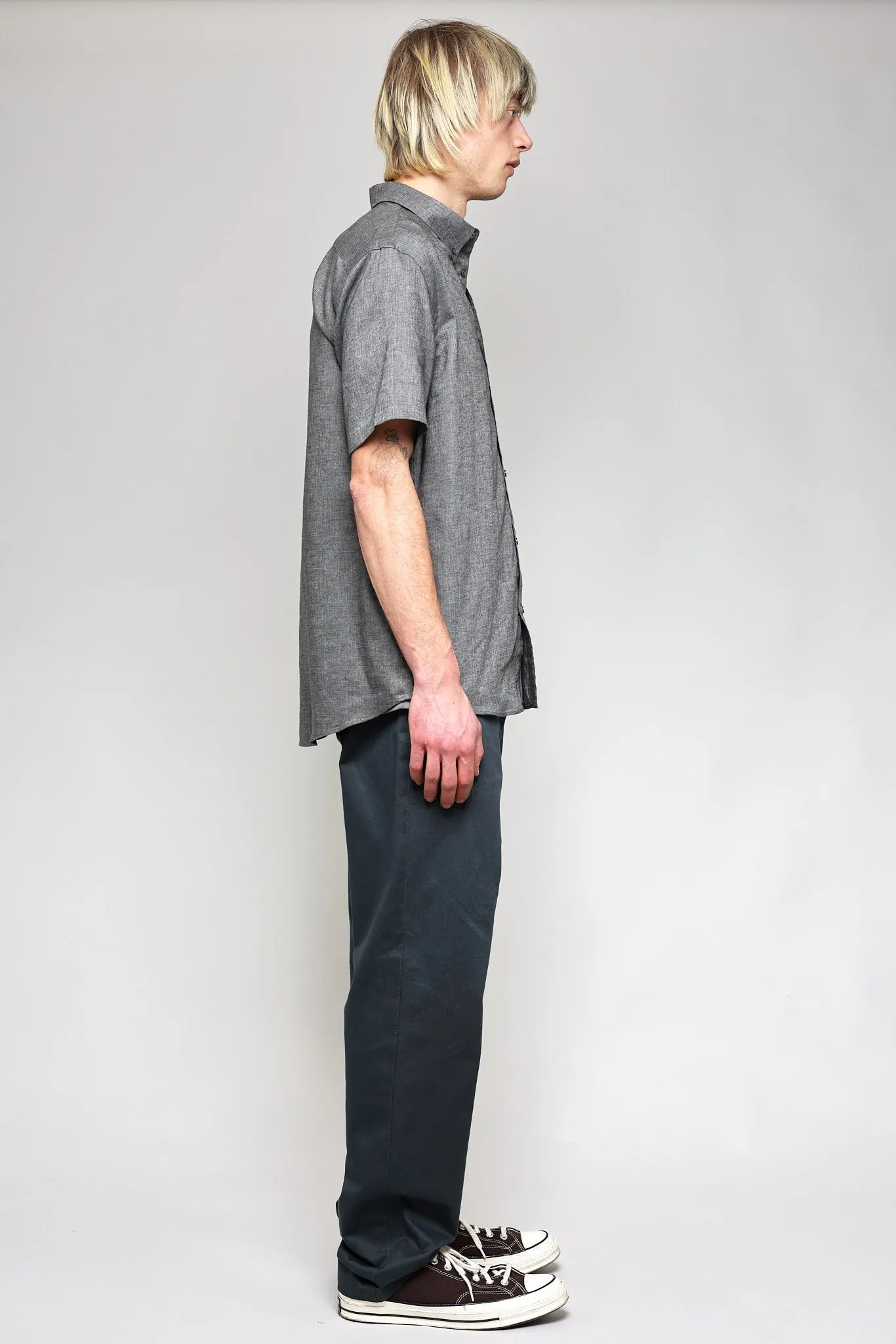 NS1146-83 Japanese Easy Linen in Melange Grey sold by National Standards product image thumbnail 4