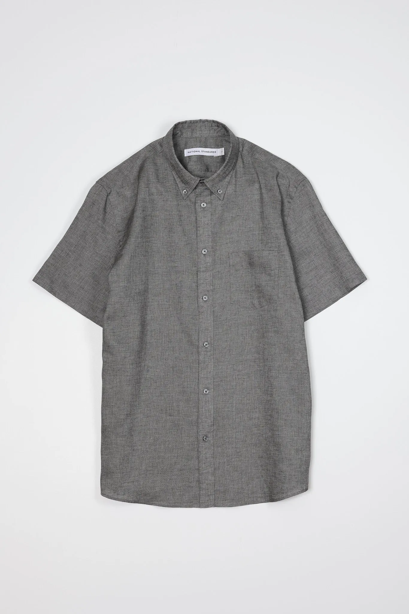 NS1146-83 Japanese Easy Linen in Melange Grey sold by National Standards