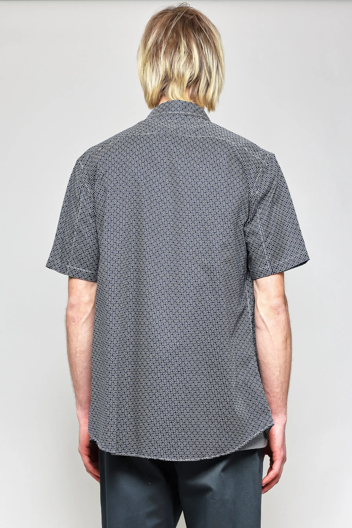 NS1146-39 Japanese Tile Print in Navy and White sold by National Standards product image thumbnail 3