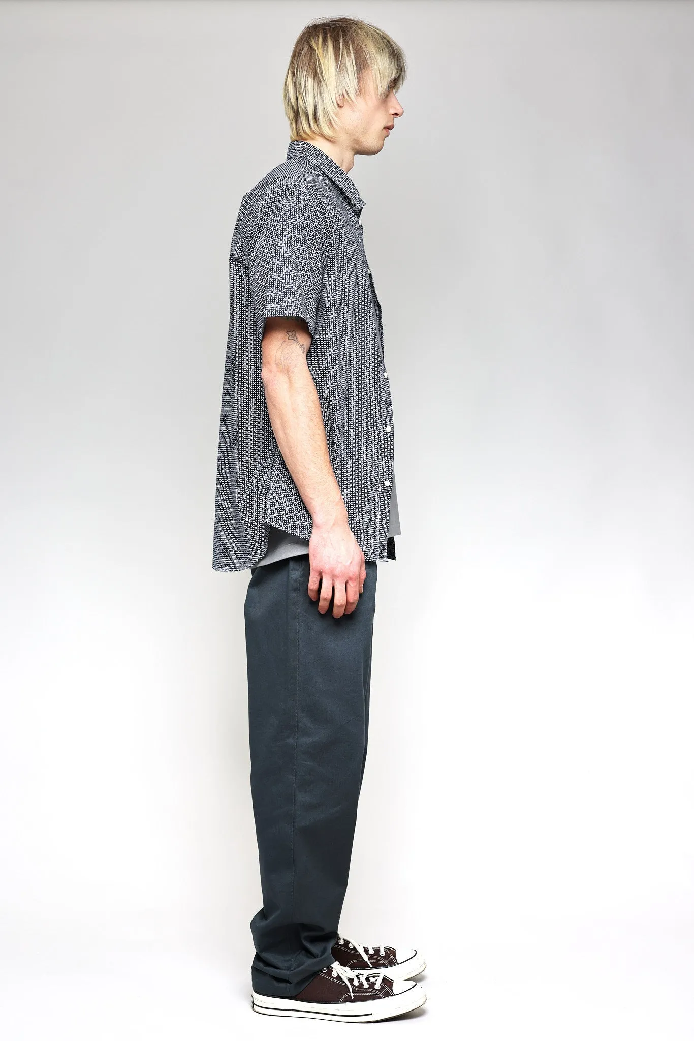 NS1146-39 Japanese Tile Print in Navy and White sold by National Standards product image thumbnail 4