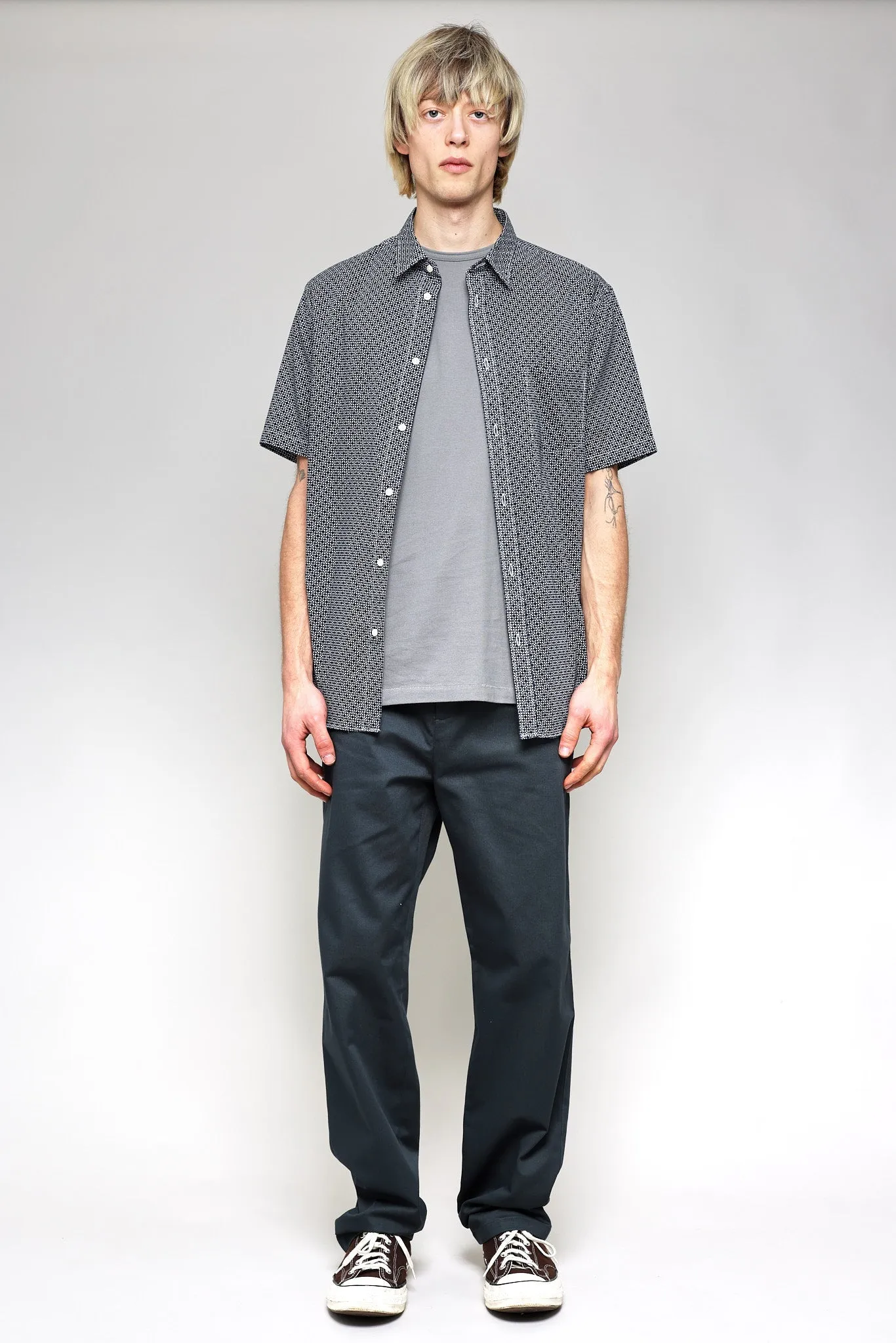 NS1146-39 Japanese Tile Print in Navy and White sold by National Standards product image thumbnail 5