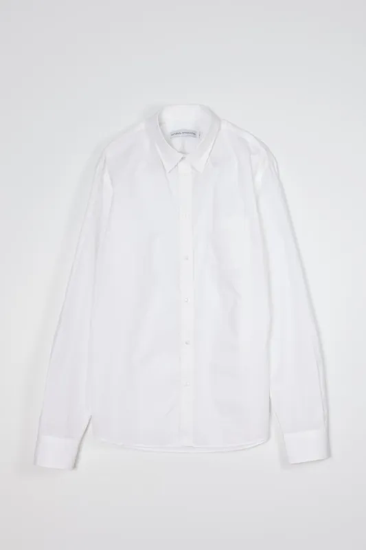 NS1145-193 Japanese Yarn Dyed Poplin in White sold by National Standards