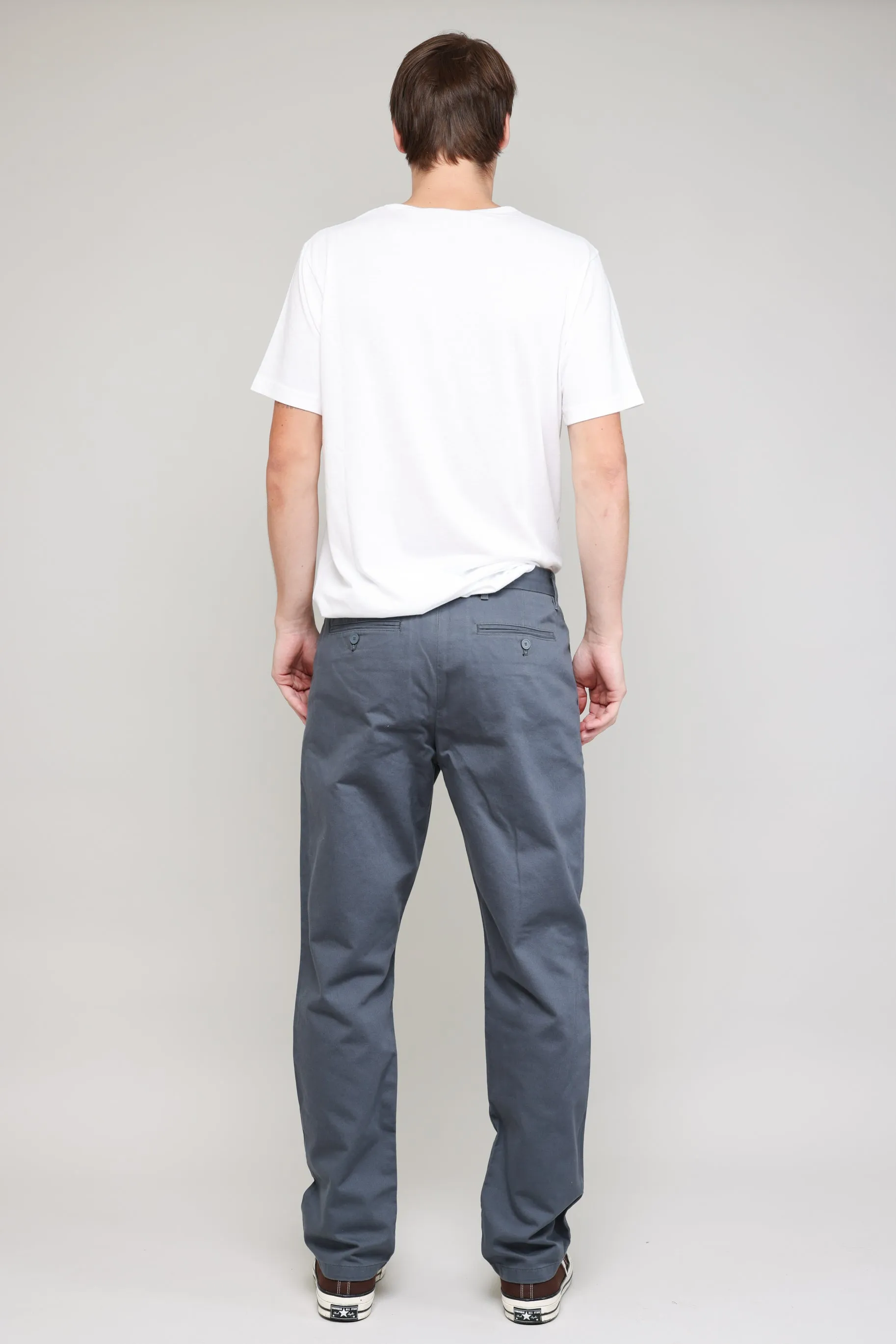 NS1201-3 Pleated Chino Vintage French Drill in Blue Grey sold by National Standards product image thumbnail 4