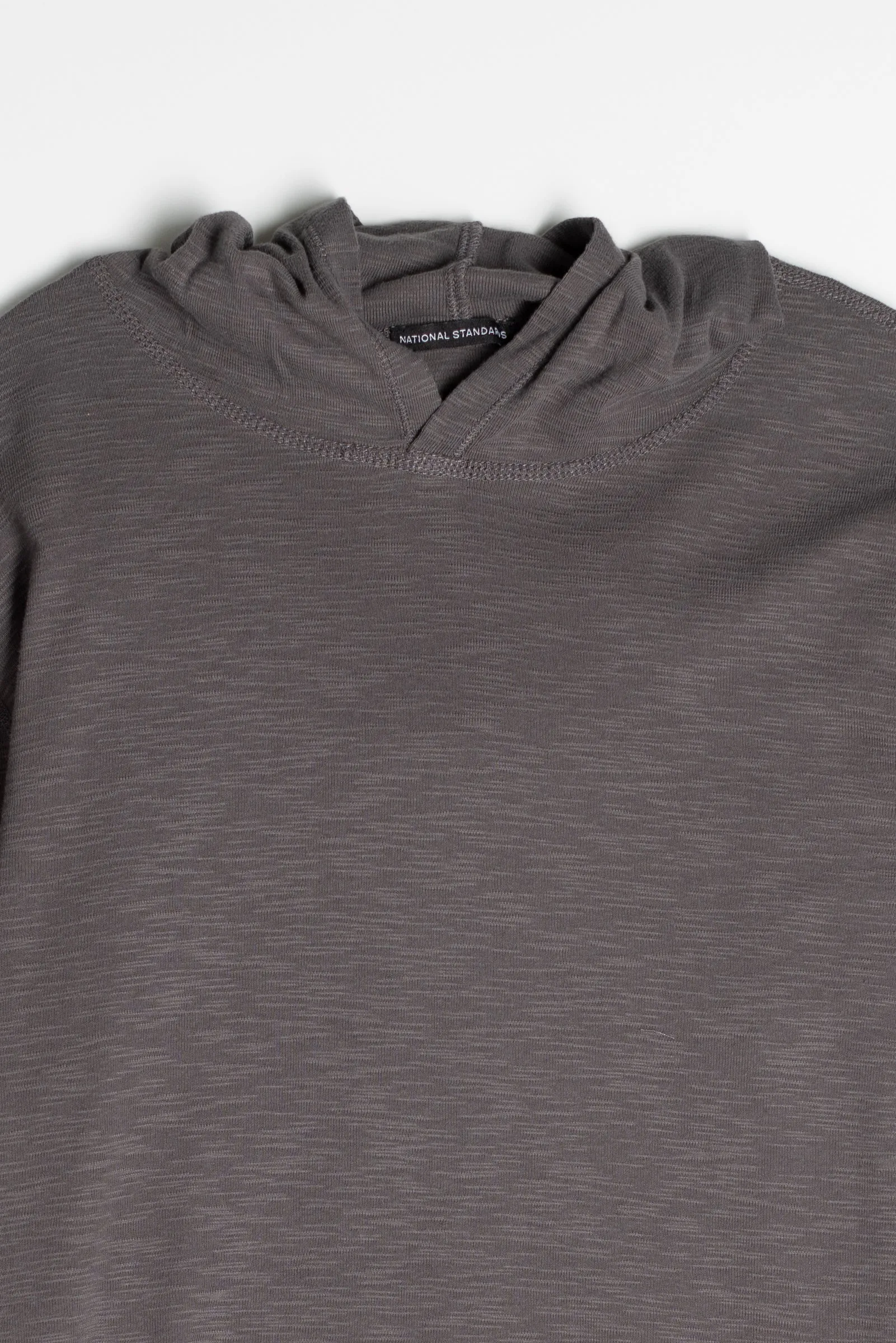 NS2165-7 Slub 1x1 Pullover Hoodie in Grey sold by National Standards product image thumbnail 5