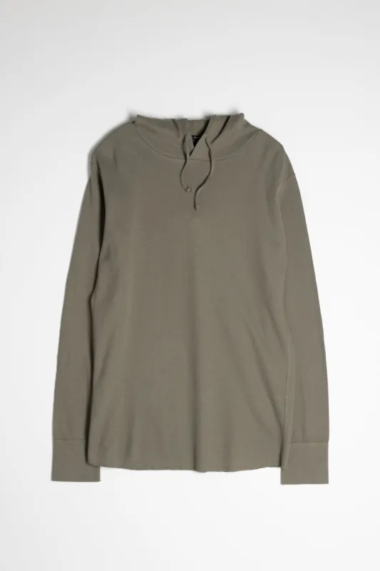 NS2155-7 Mesh Thermal Pullover Hoodie in Army Green sold by National Standards