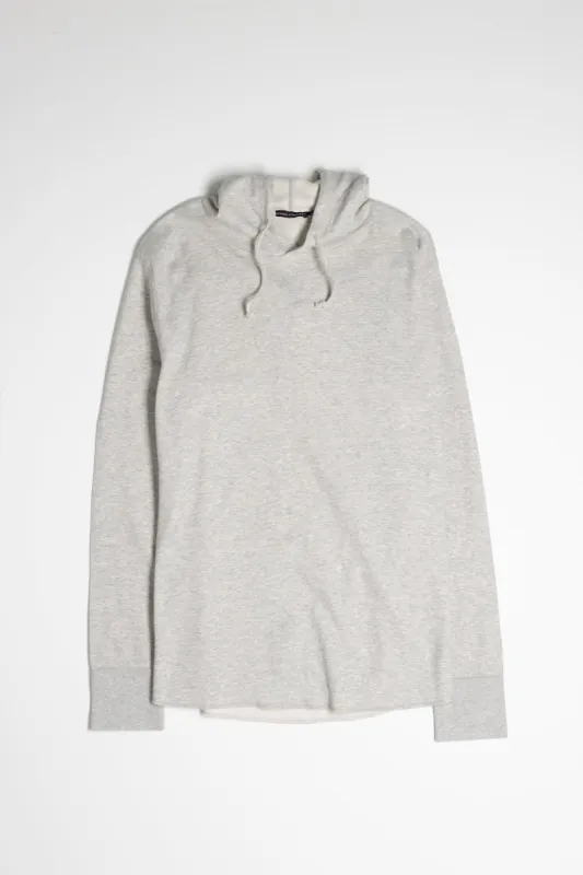 NS2155-6 Mesh Thermal Pullover Hoodie in Melange Grey sold by National Standards