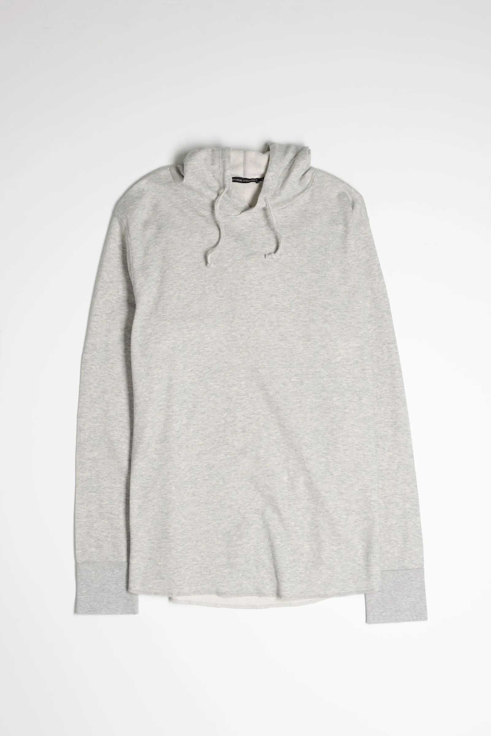 NS2155-6 Mesh Thermal Pullover Hoodie in Melange Grey sold by National Standards