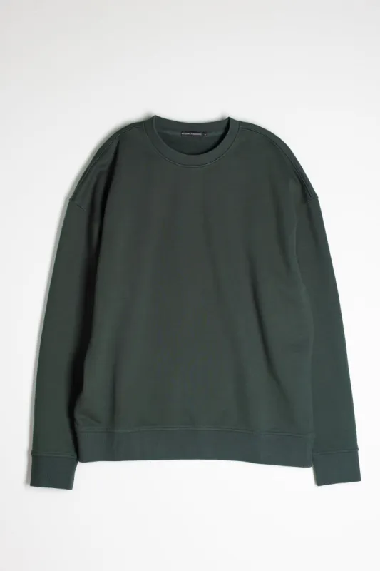NS2174-4 Cotton Fleece Sweatshirt in Hunter Green sold by National Standards