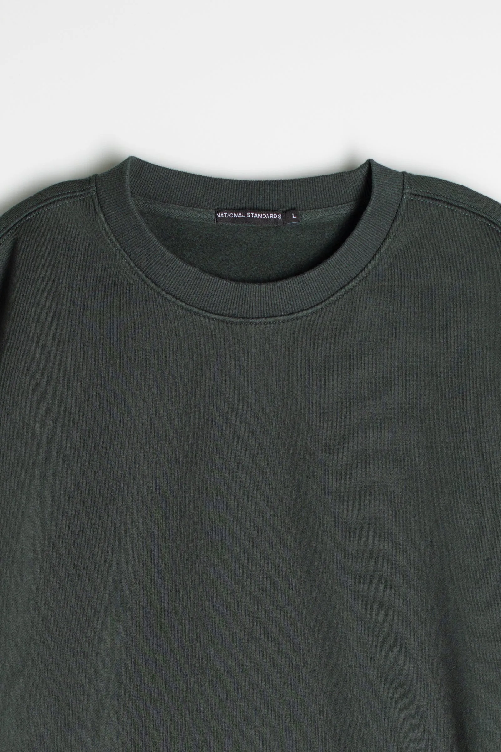 NS2174-4 Cotton Fleece Sweatshirt in Hunter Green sold by National Standards product image thumbnail 5