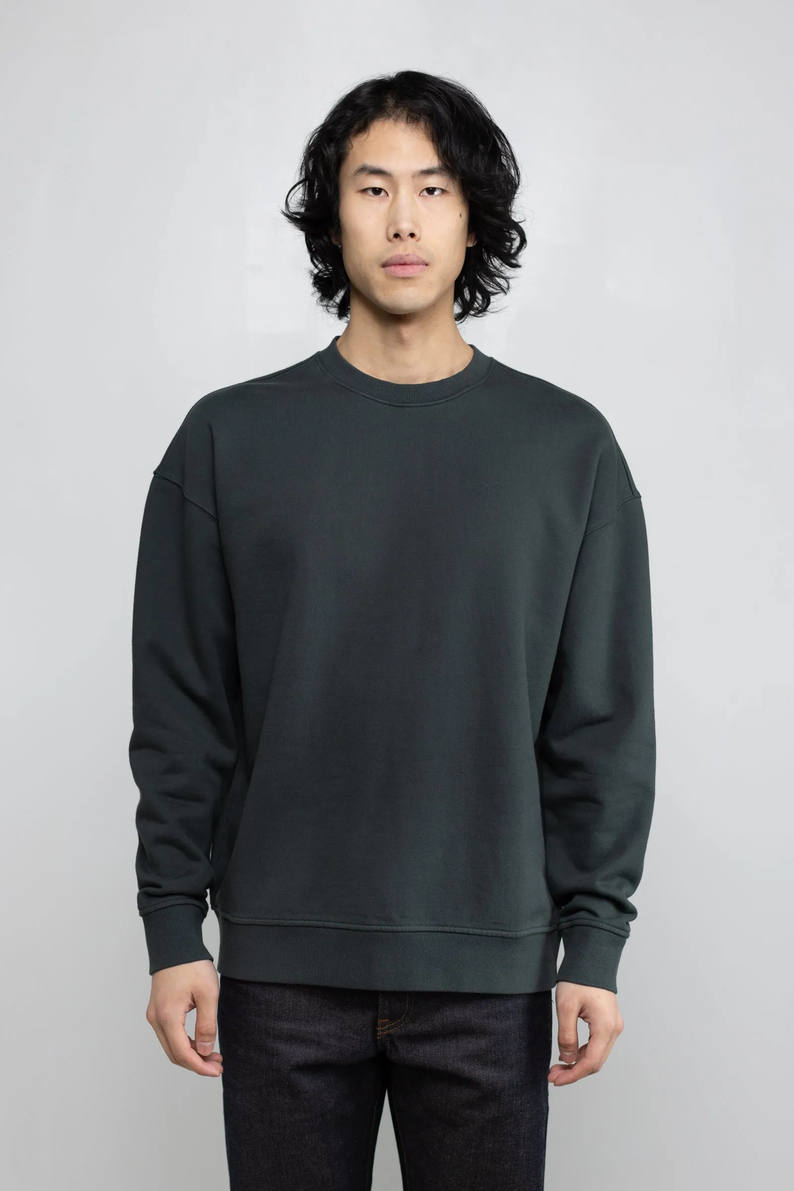 NS2174-4 Cotton Fleece Sweatshirt in Hunter Green sold by National Standards product image thumbnail 2