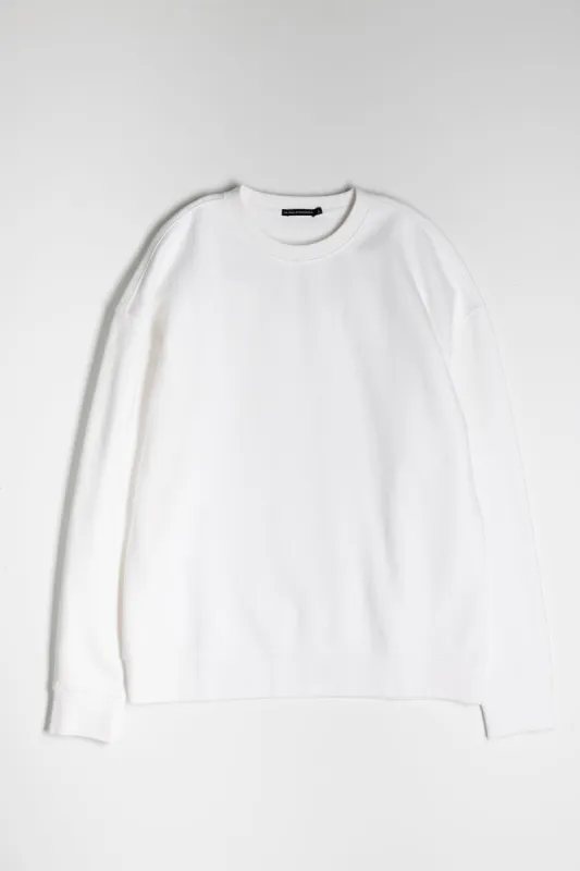 NS2174-2 Cotton Fleece Sweatshirt in White sold by National Standards