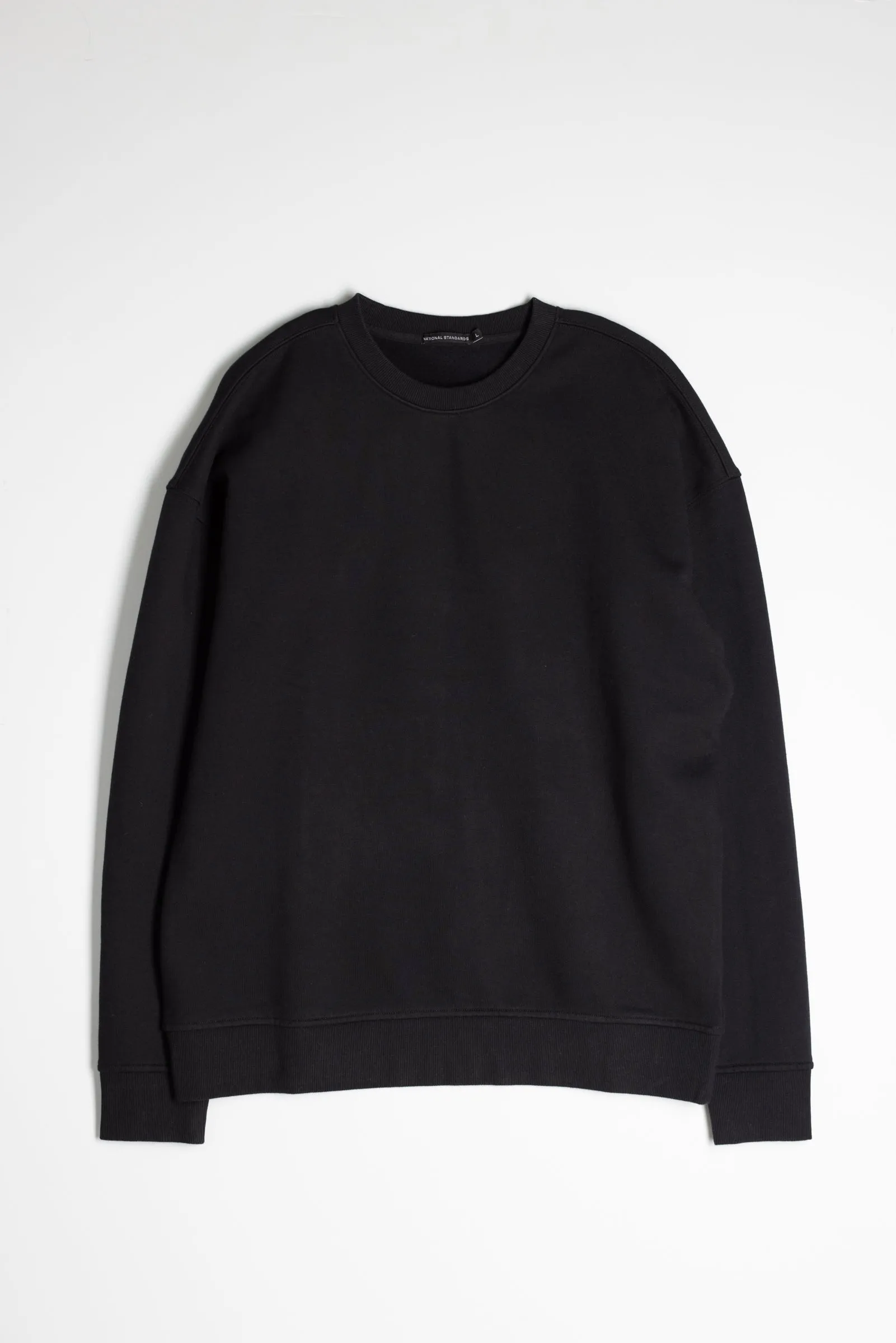 NS2174-1 Cotton Fleece Sweatshirt in Black sold by National Standards