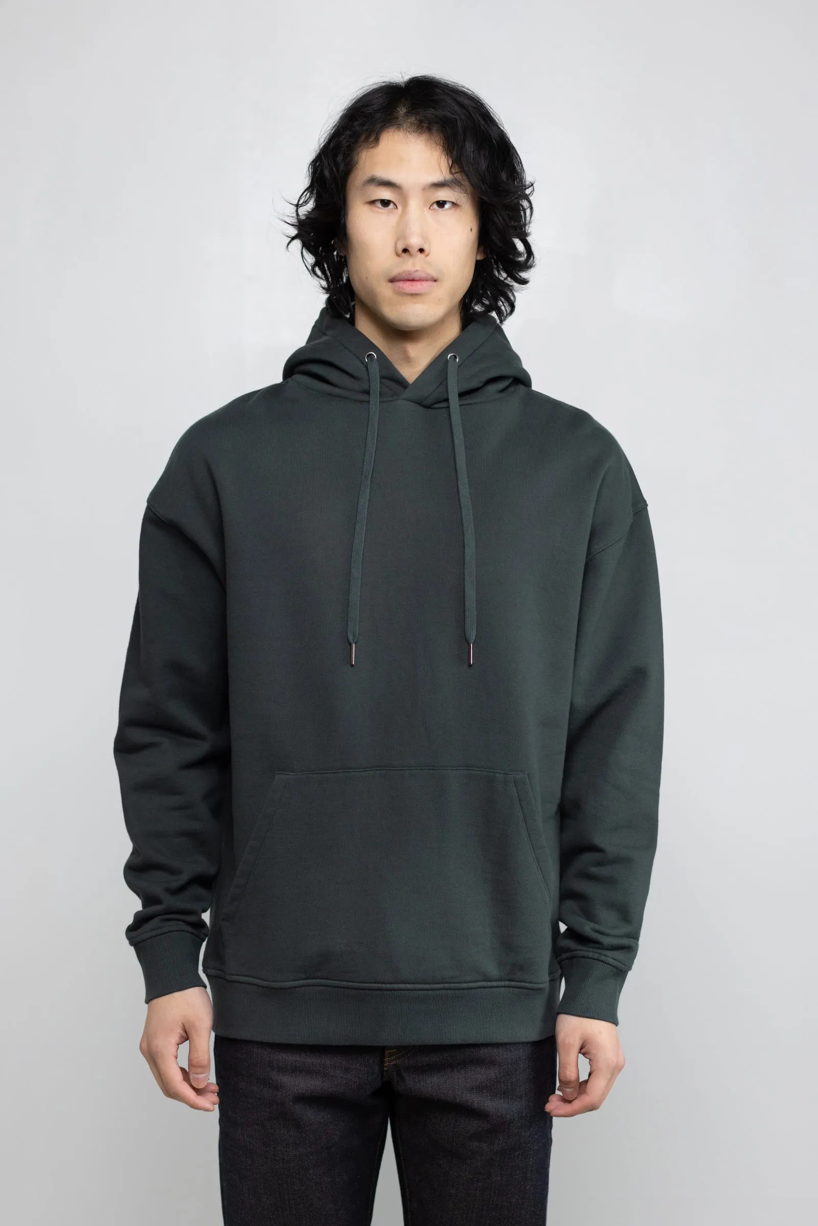 NS2173-4 Cotton Fleece Pullover Hoodie in Hunter Green sold by National Standards product image thumbnail 2