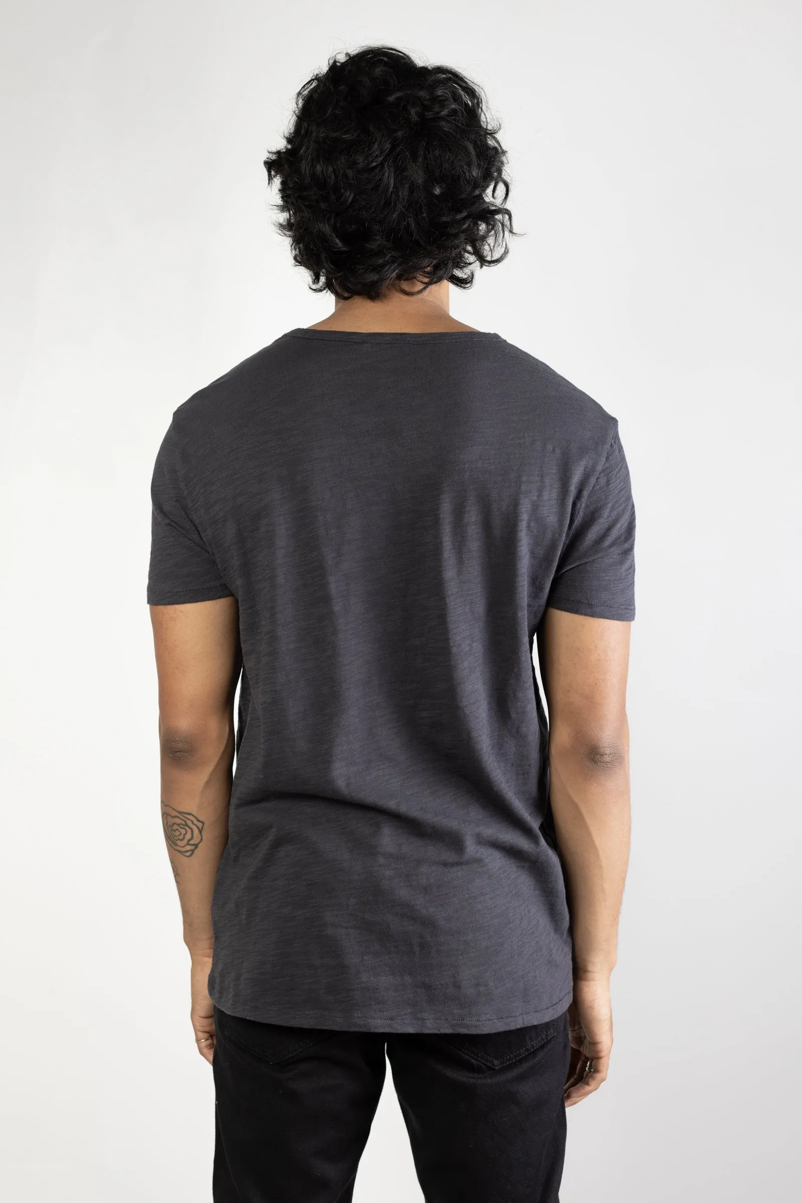 NS2138-4 Slub Jersey Crew in Slate sold by National Standards product image thumbnail 4