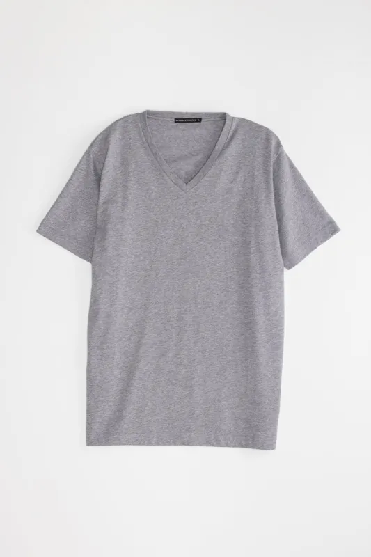 NS2160-9 Tri-blend V-neck Grey sold by National Standards