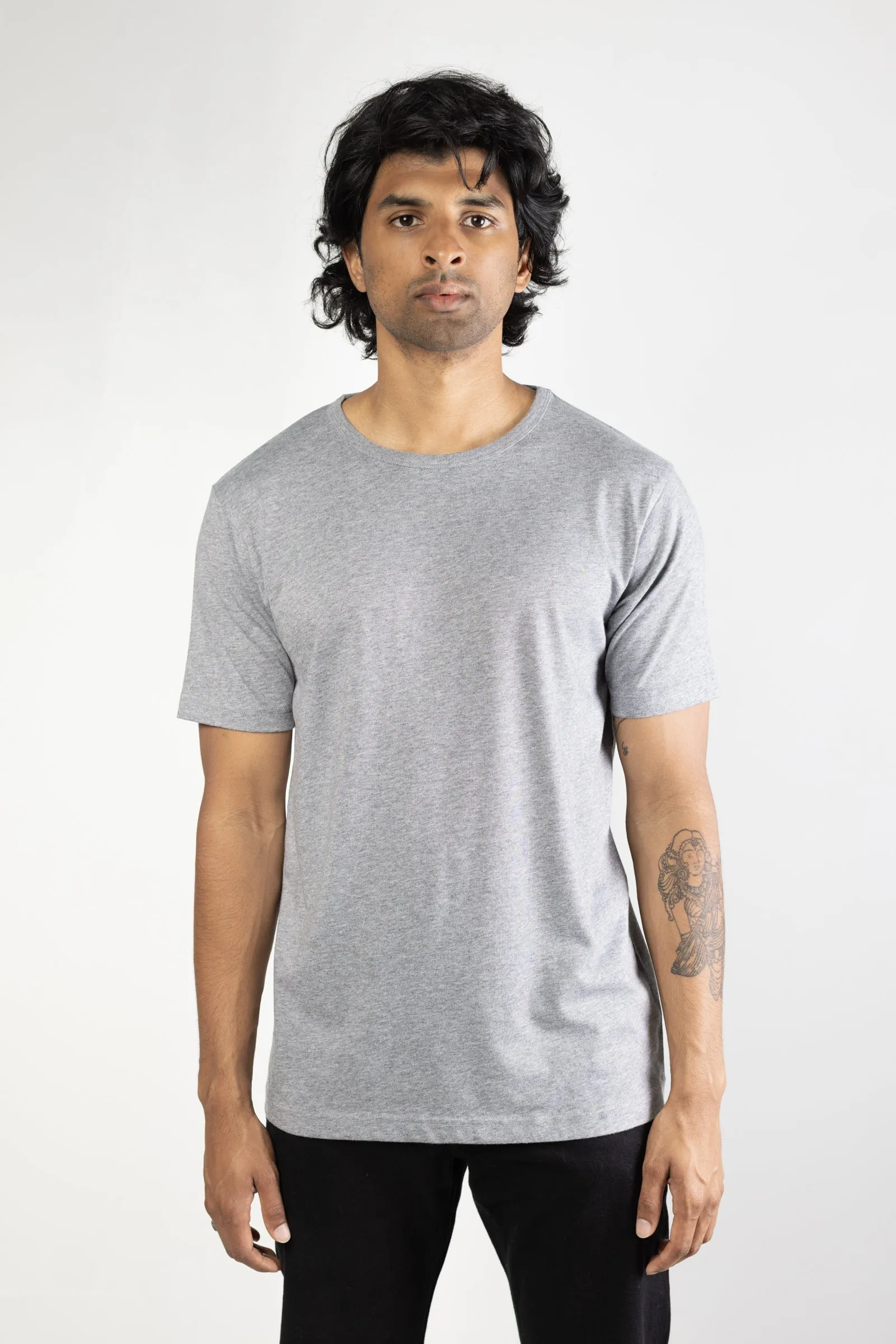 NS2159-9 Tri-Blend Crew in Grey sold by National Standards product image thumbnail 2