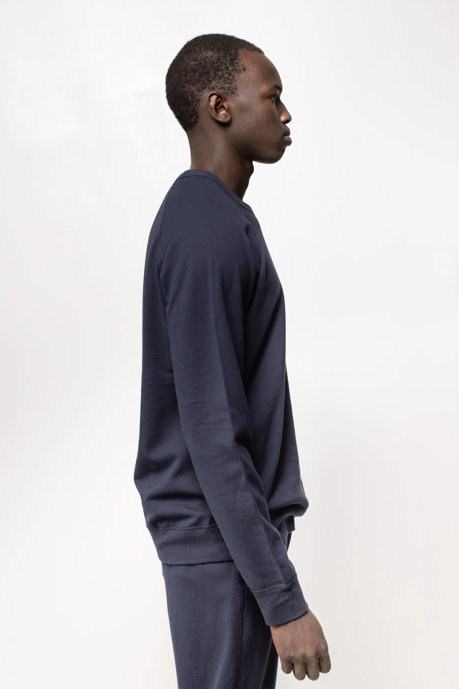 NS2117A-2 250g French Terry Long Sleeve Crew in Navy sold by National Standards product image thumbnail 3