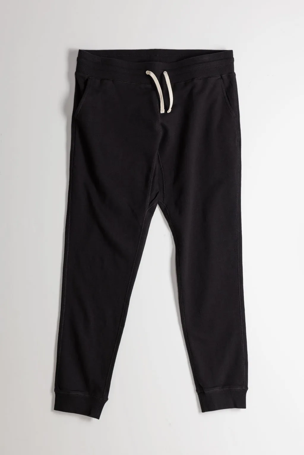 NS2167-1 250g French Terry Sweatpants in Black sold by National Standards