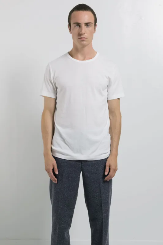 NS2159-4 Tri-blend Crew in White sold by National Standards