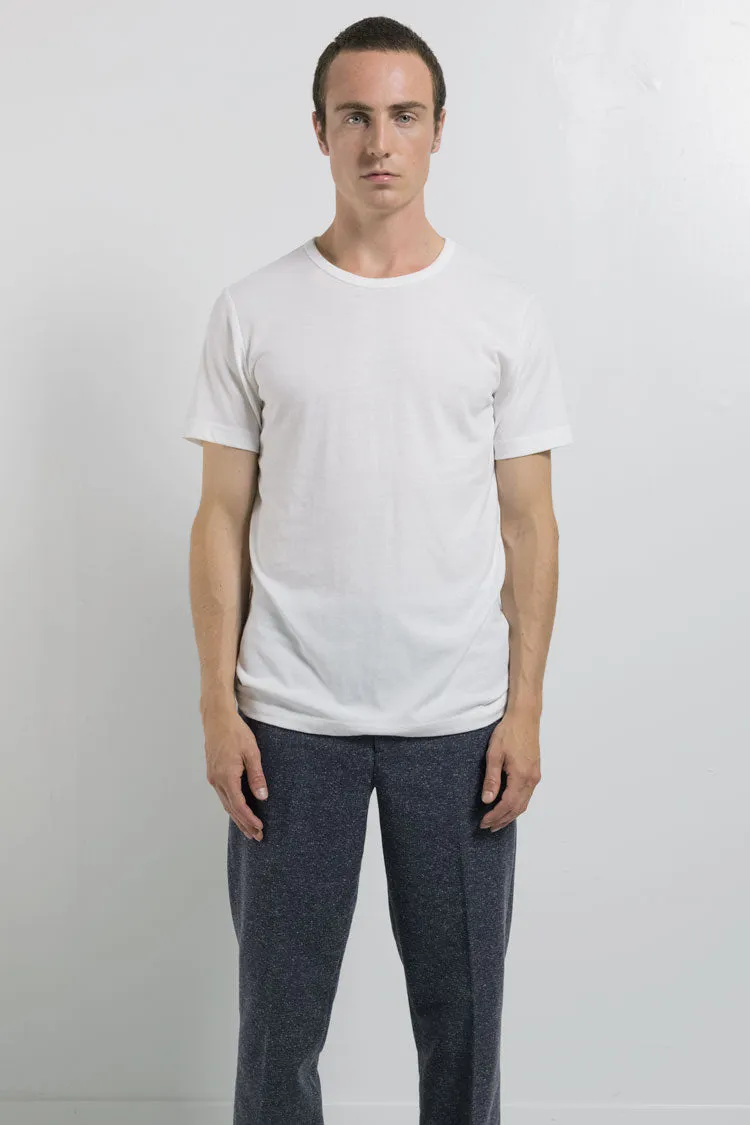 NS2159-4 Tri-blend Crew in White sold by National Standards