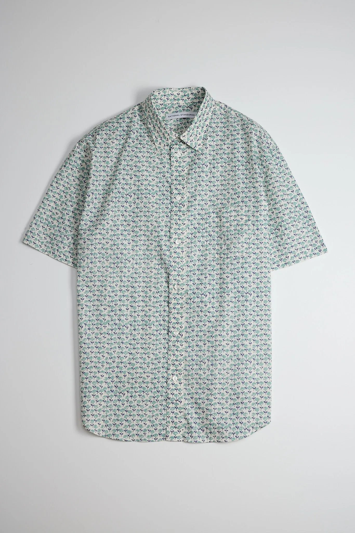 NS1191-72 Japanese Tulip Print in Green sold by National Standards