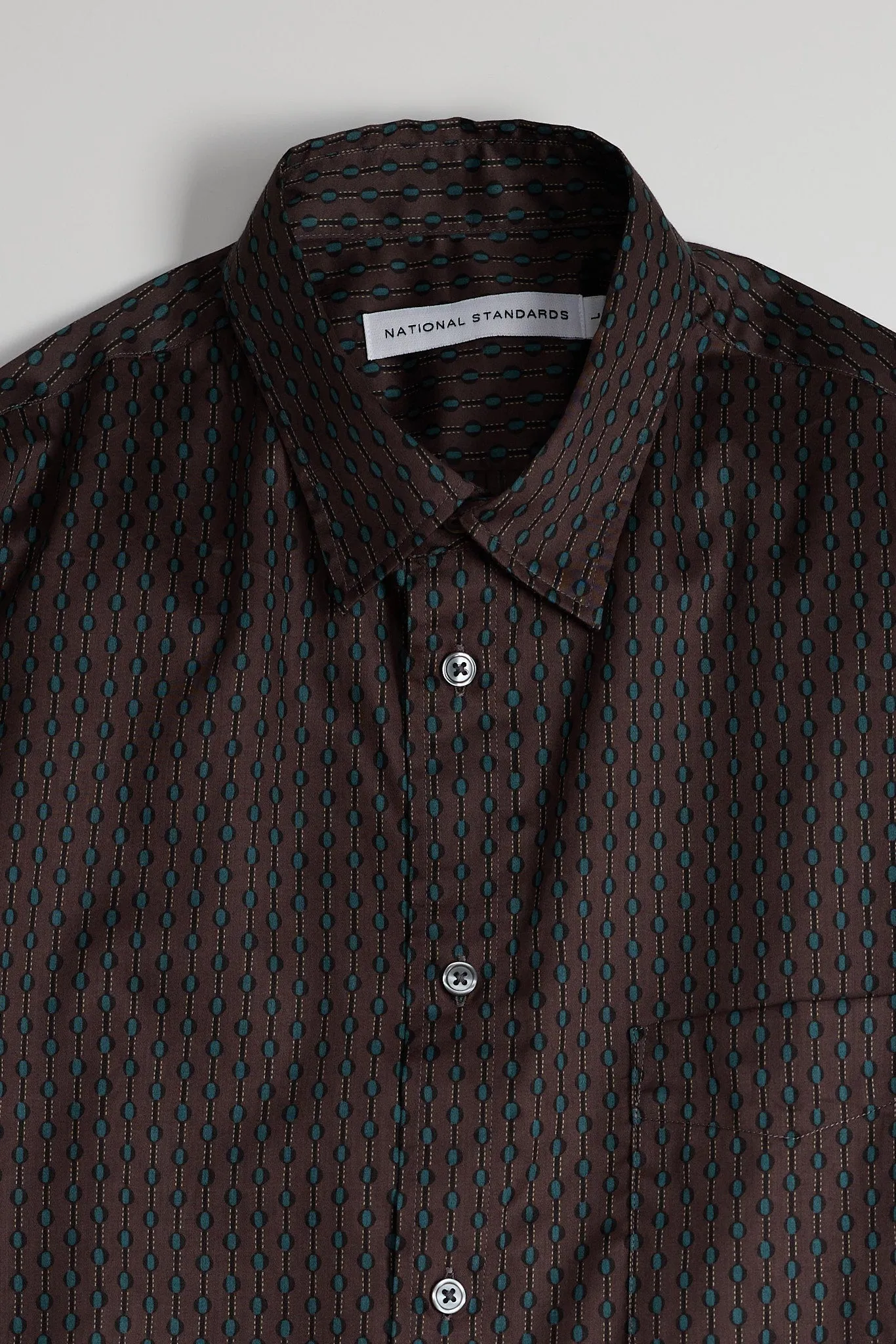 NS1191-62 Japanese Dotted Strip Print in Grey sold by National Standards product image thumbnail 3