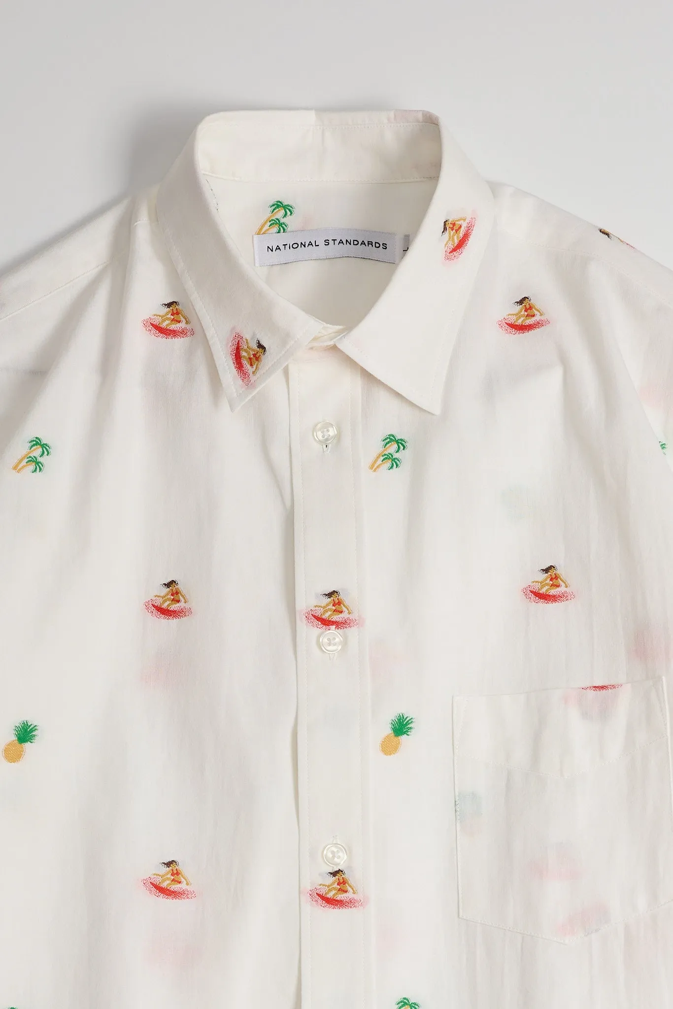 NS1191-58 Japanese Surfer Embroidery in Off White sold by National Standards product image thumbnail 3