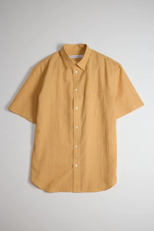 NS1191-55 Japanese Washed Linen in Saffron sold by National Standards