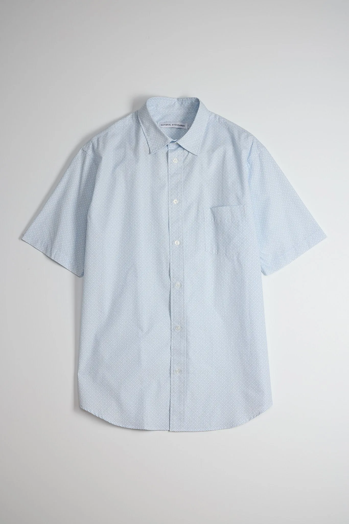 NS1191-43 Japanese Block Print in White and Blue sold by National Standards