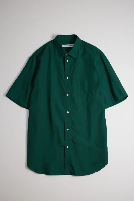 NS1191-15 Japanese Rayon Poplin in Hunter Green sold by National Standards