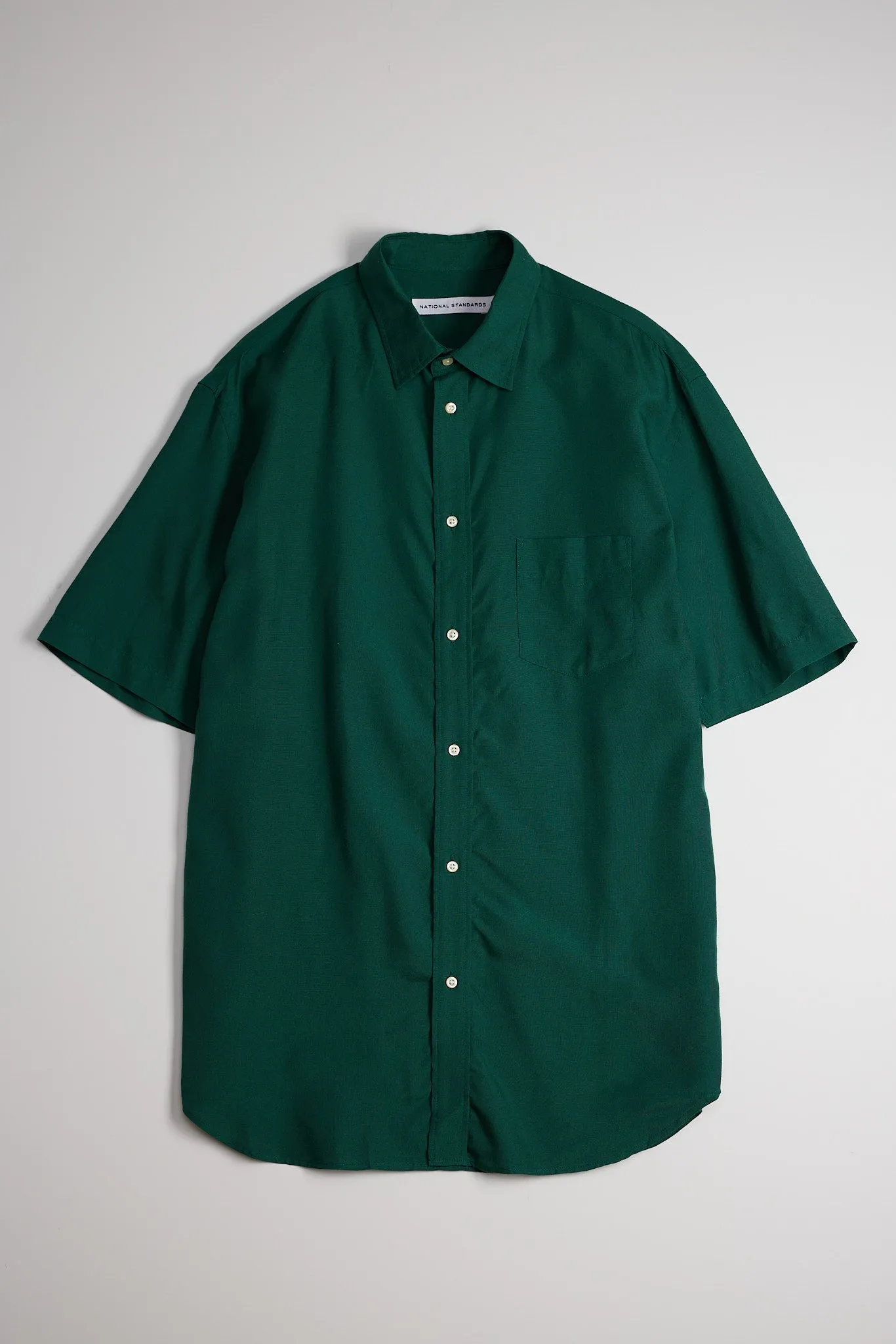 NS1191-15 Japanese Rayon Poplin in Hunter Green sold by National Standards