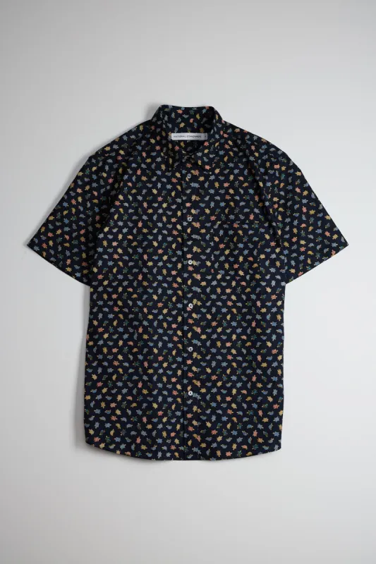 NS1146-95 Japanese Turtle Print in Navy sold by National Standards