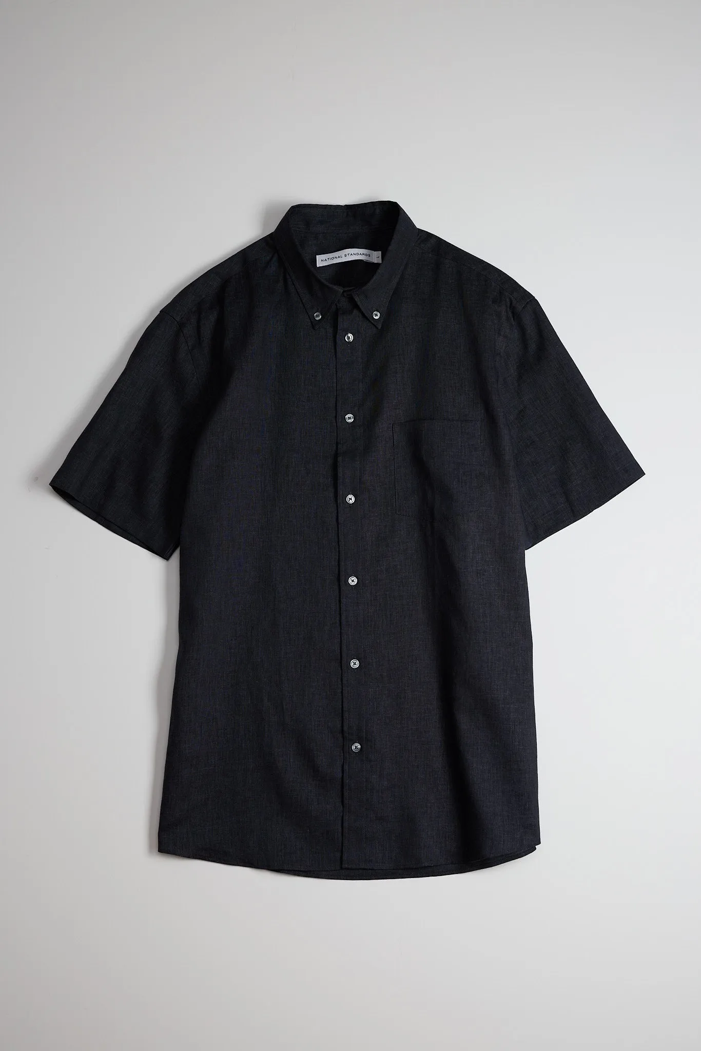 NS1146-84 Japanese Easy Linen in Melange Navy sold by National Standards
