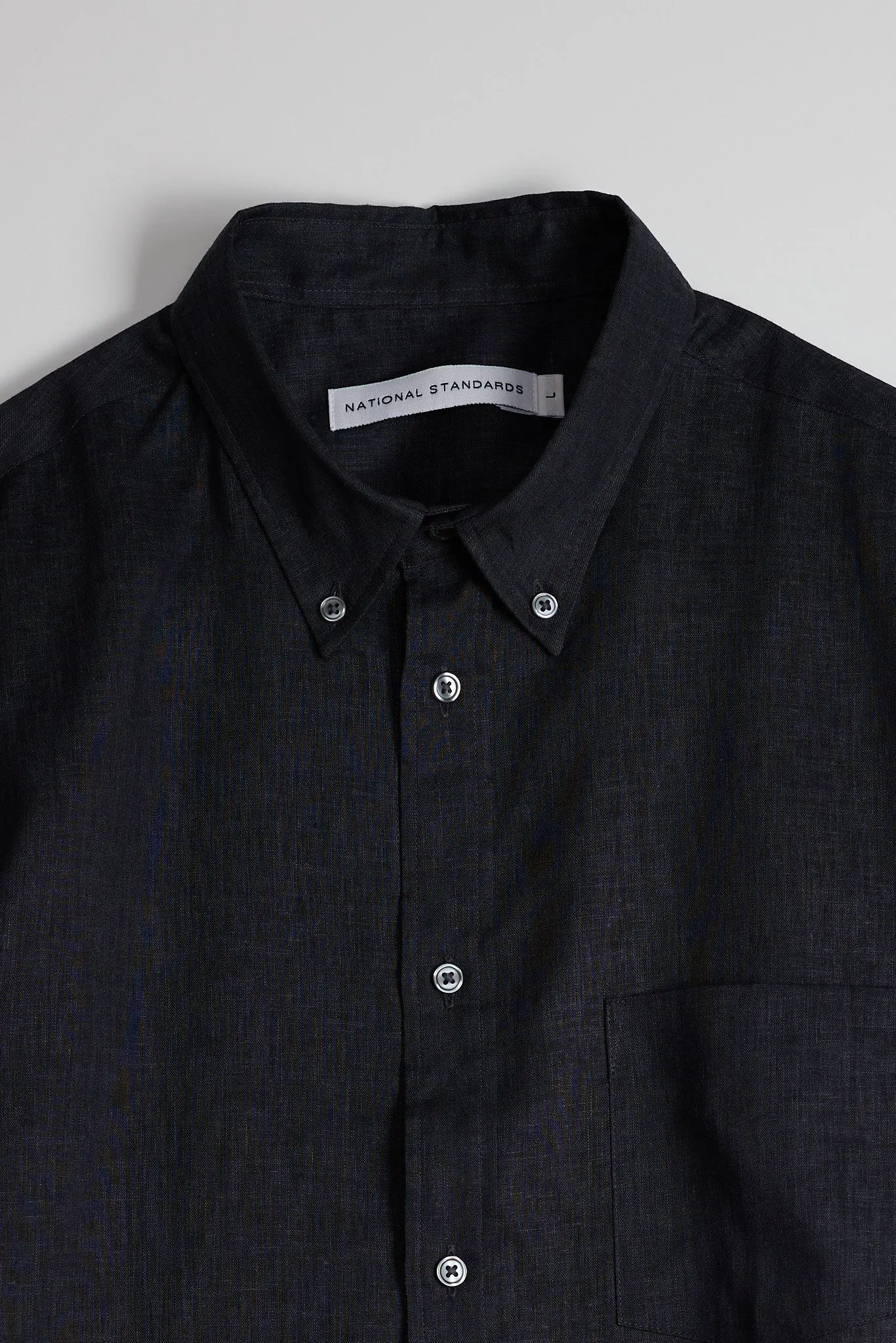 NS1146-84 Japanese Easy Linen in Melange Navy sold by National Standards product image thumbnail 3