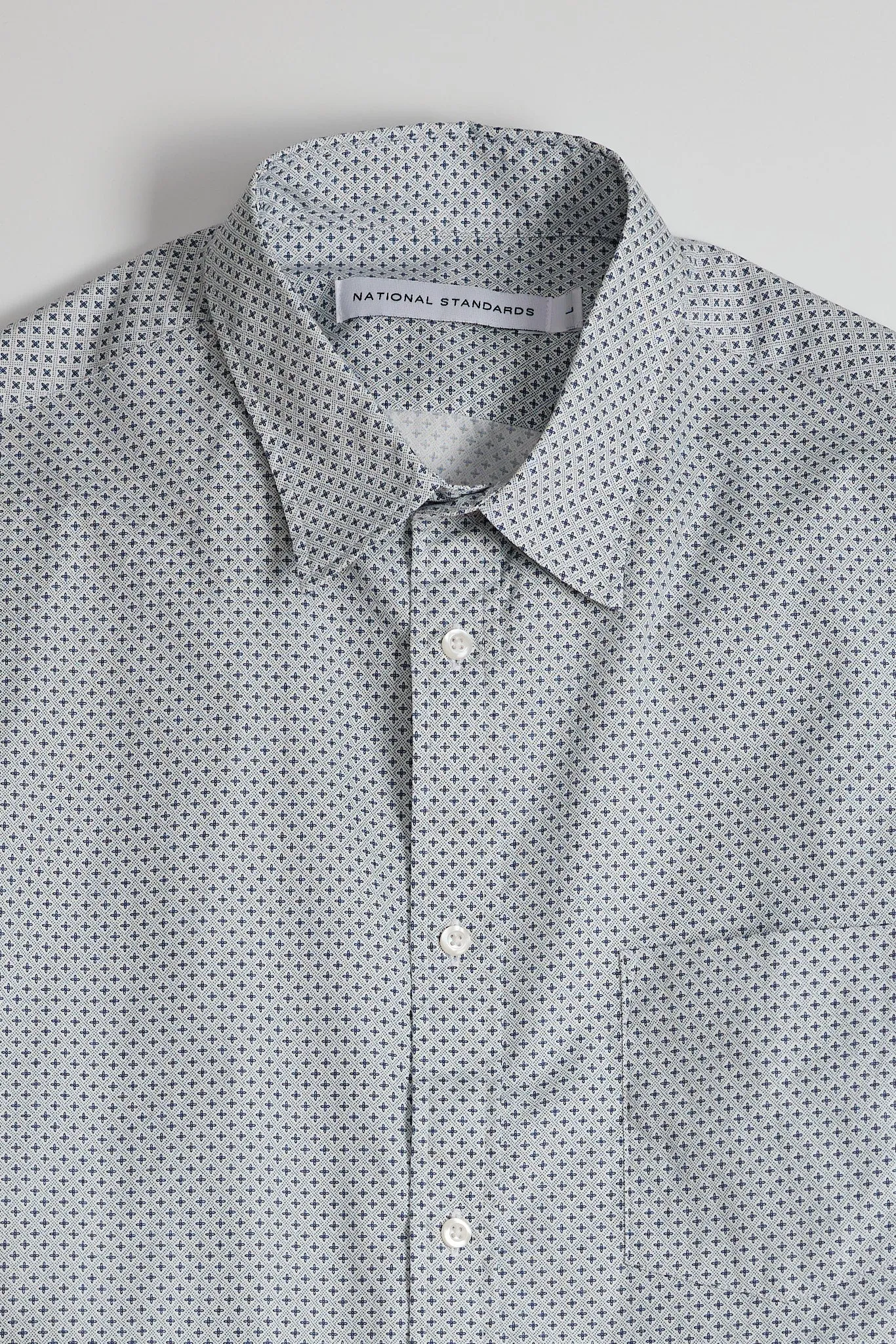 NS1146-75 Japanese Cross Grid Print in Blue sold by National Standards product image thumbnail 3