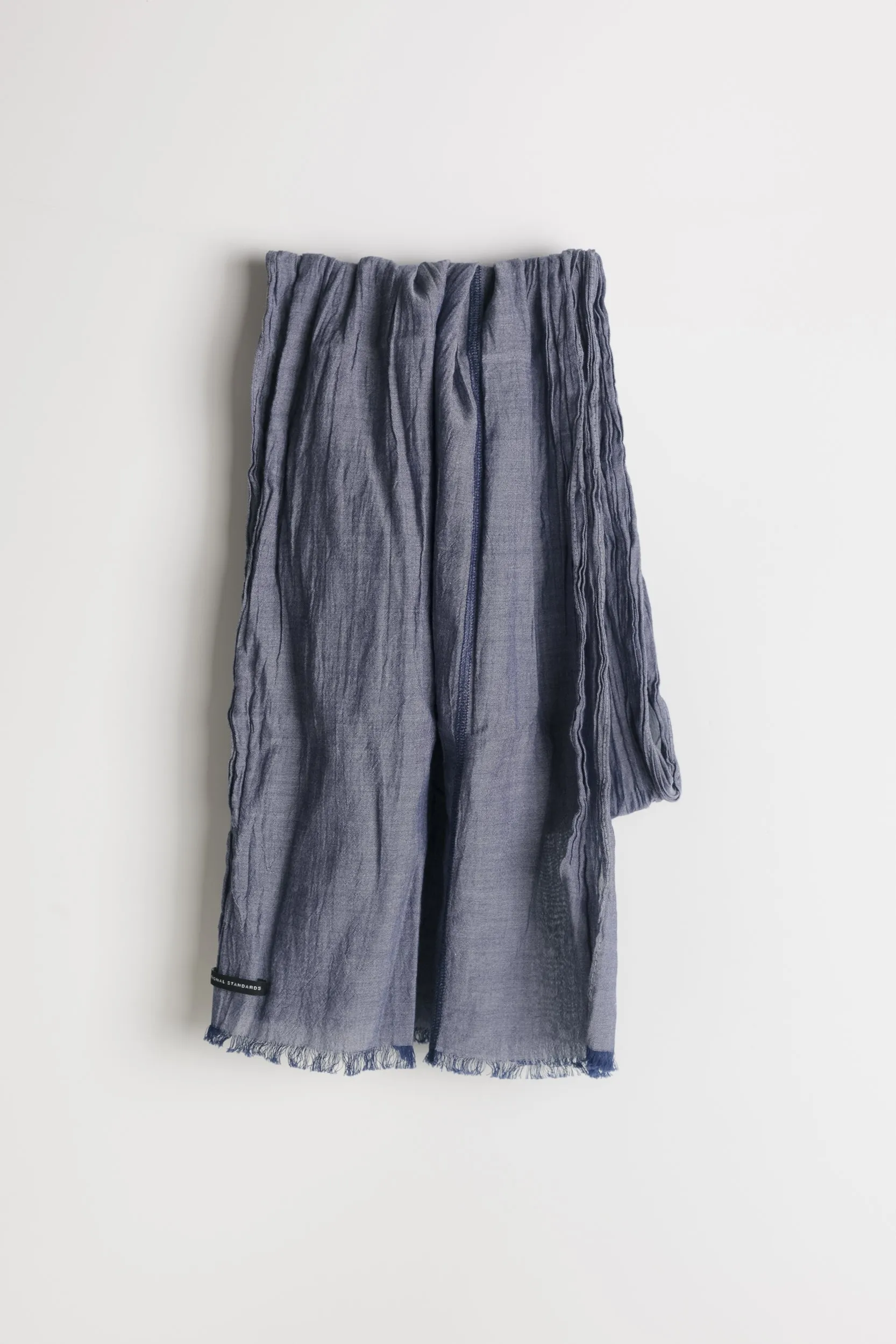 Chambray Scarf in Blue NS5008 sold by National Standards