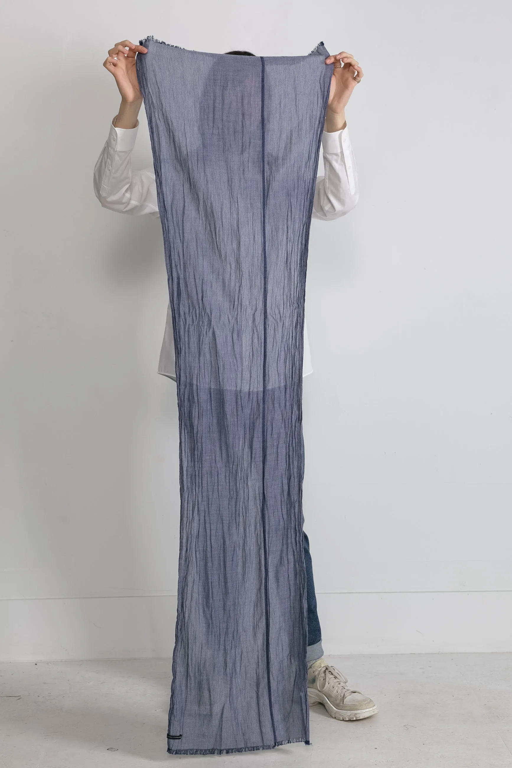 Chambray Scarf in Blue NS5008 sold by National Standards product image thumbnail 2