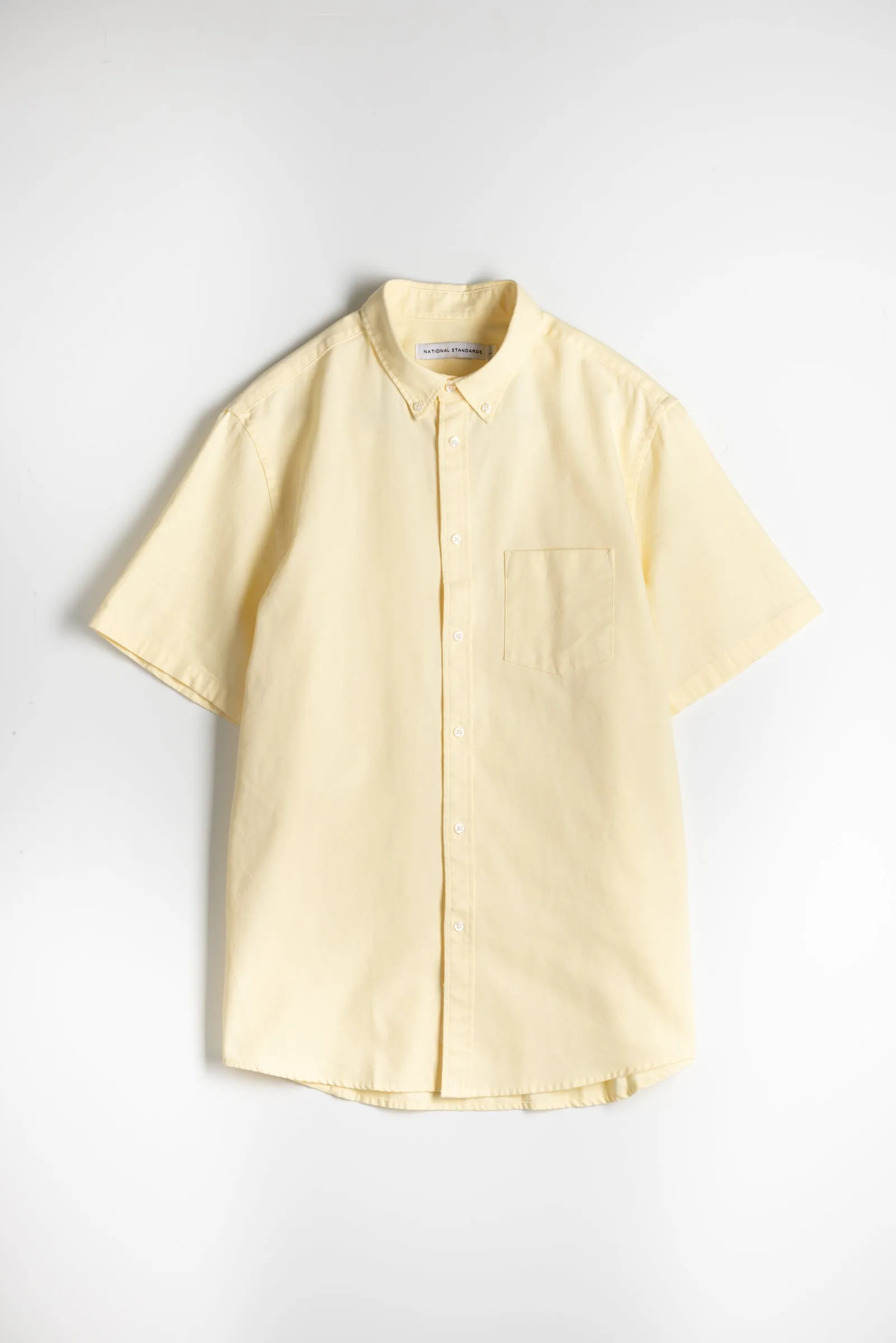 NS1146-69 Japanese Washed Oxford in Yellow sold by National Standards