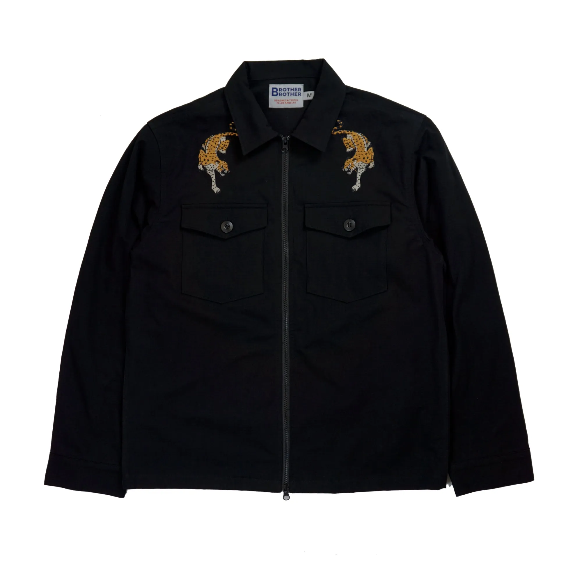 Brother Brother Ripstop Souvenir Military Zip LS Shirt sold by Brother Brother