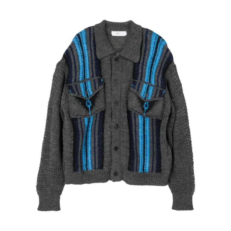 Toga Virilis Mesh Knit Jacket made by TOGA