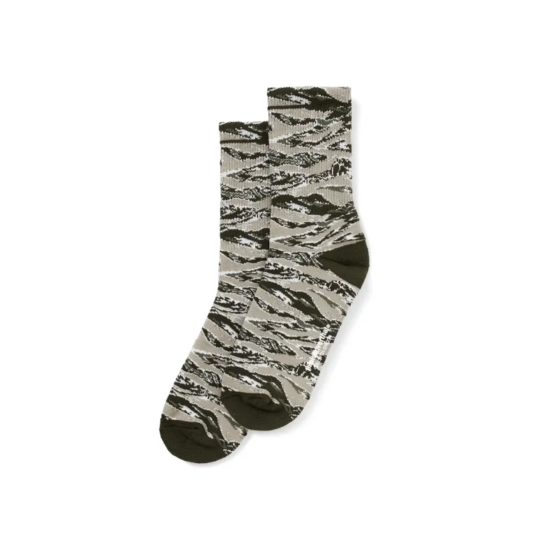 thisisneverthat Camo Socks Olive made by thisisneverthat