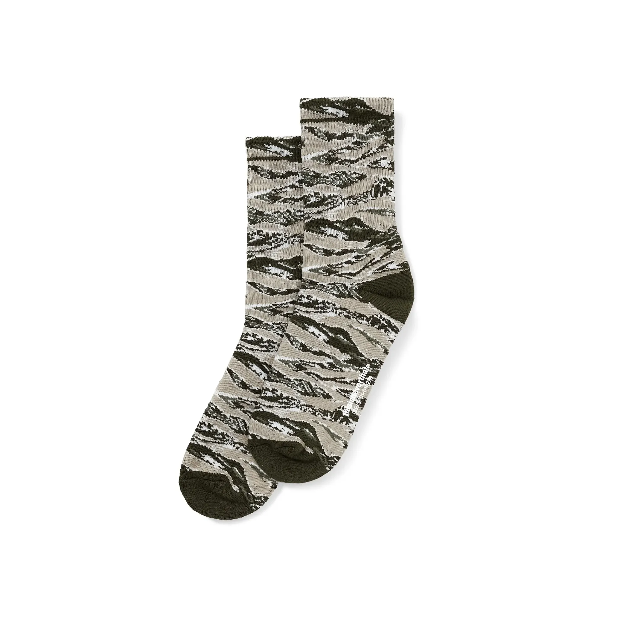 thisisneverthat Camo Socks Olive sold by Brother Brother