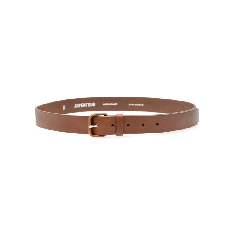Arpenteur Logic Vegetable Tanned Leather Belt Brown sold by Brother Brother