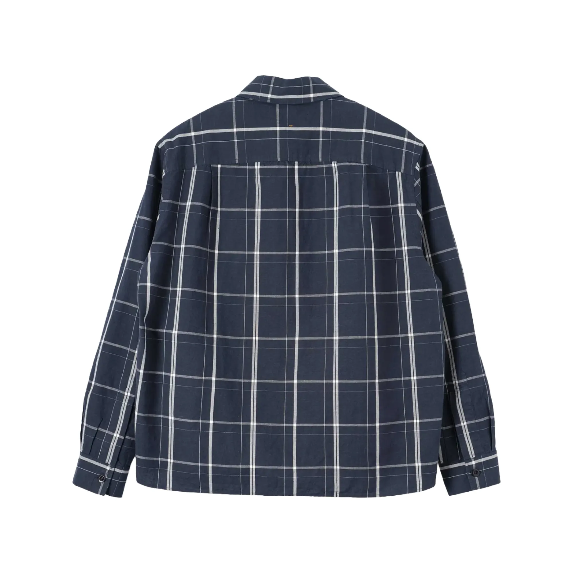 MHL. by Margaret Howell OVERALL SHIRT GRAPHIC CHECK COTTON LINEN sold by Brother Brother product image thumbnail 2