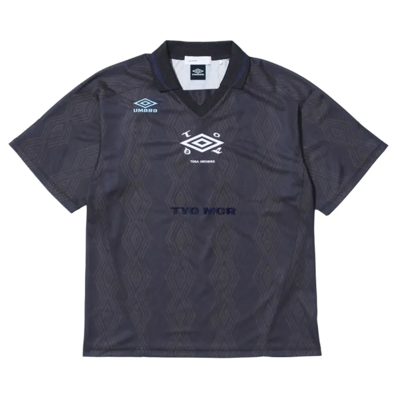 Toga Virilis x UMBRO Game Shirt Black made by TOGA