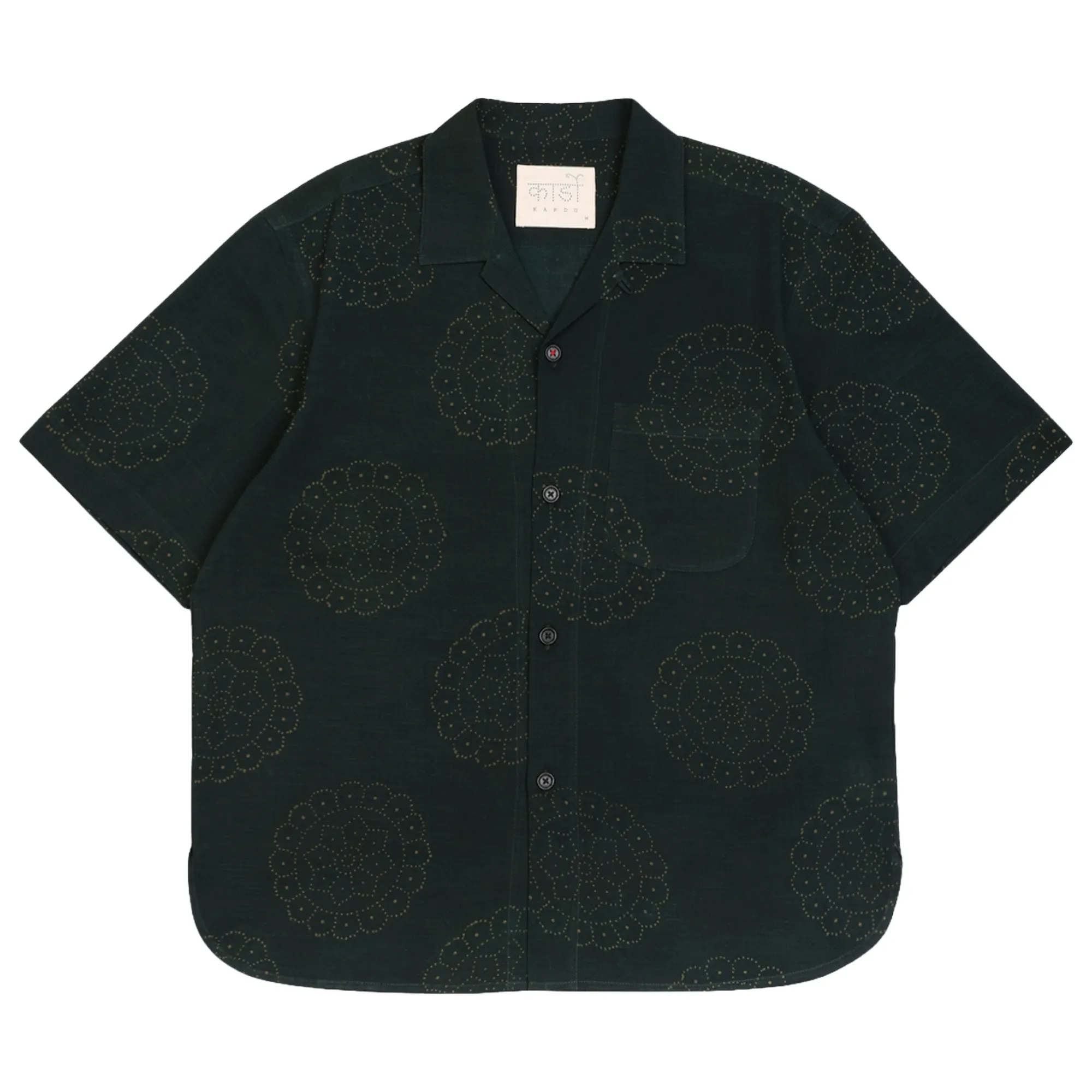 Kardo Ronen Block Print Short Sleeve Shirt sold by Brother Brother