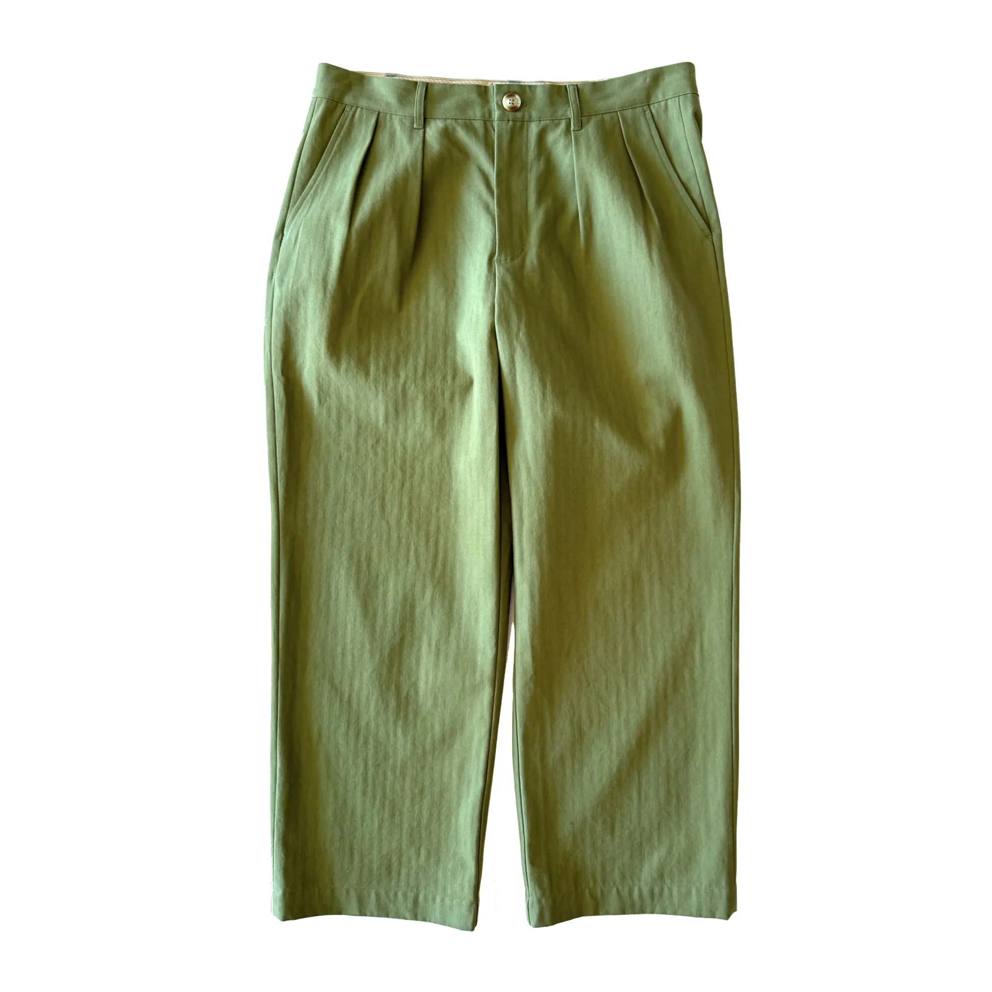 Brother Brother Double Pleated HBT Trouser sold by Brother Brother